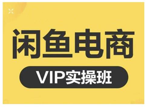 闲鱼电商零基础入门到进阶VIP实战课程，帮助你掌握闲鱼电商所需的各项技能凯哥轻创网-网创项目资源站-副业项目-创业项目-搞钱项目凯哥轻创网