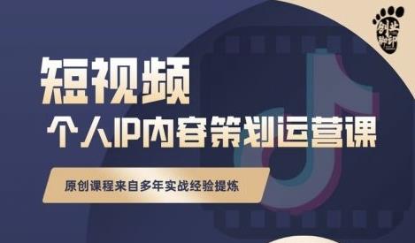 抖音短视频个人ip内容策划实操课，真正做到普通人也能实行落地凯哥轻创网-网创项目资源站-副业项目-创业项目-搞钱项目凯哥轻创网